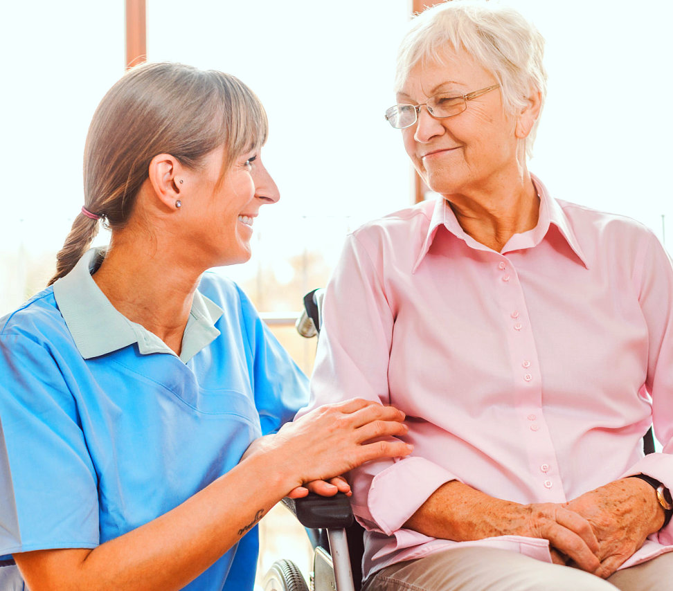 caregivertaking care of the elderly